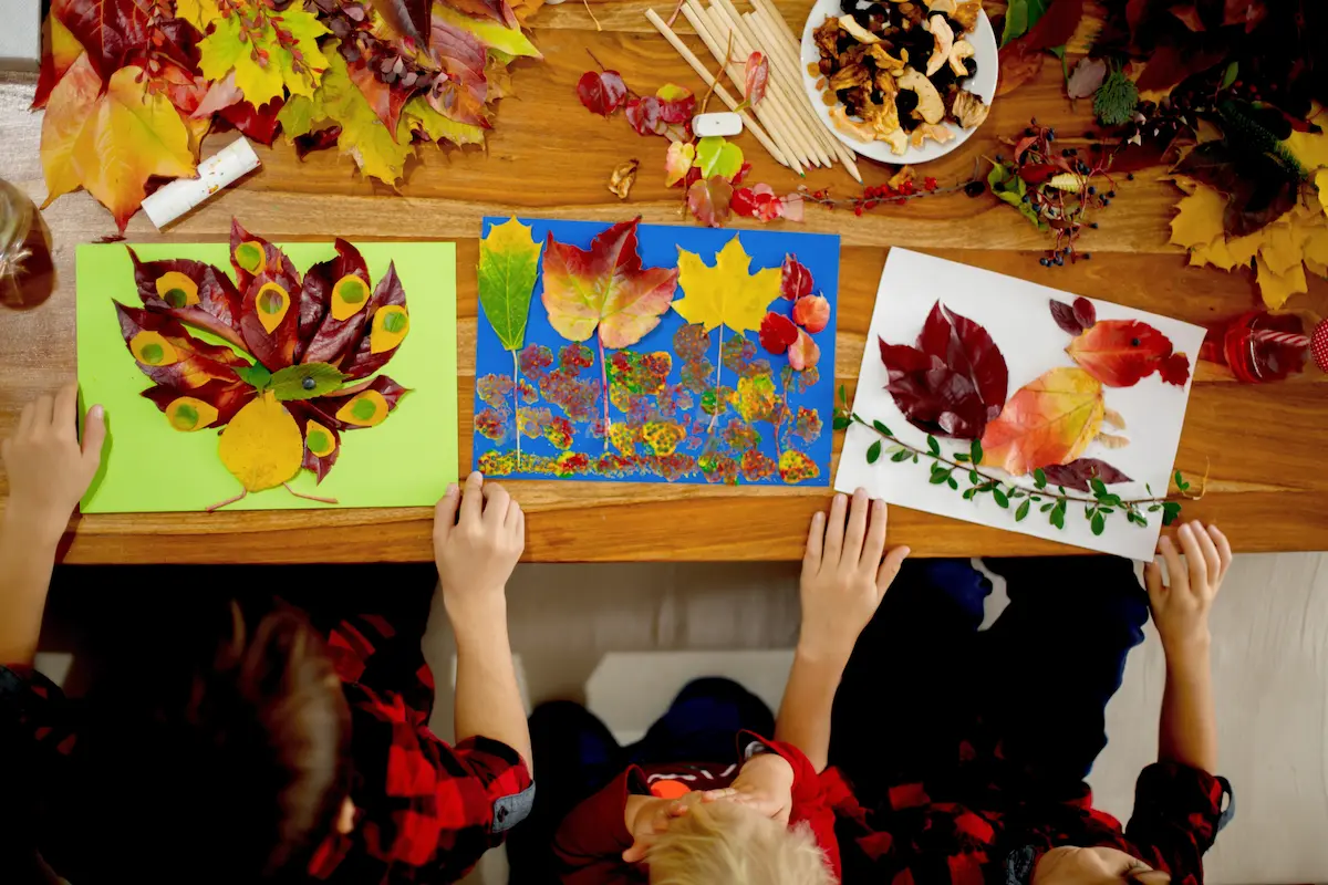 was kann man mit kindern im september basteln