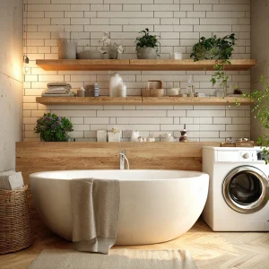 Waschmaschine neben der Badewanne platzieren - Halten Sie diese Regeln ein