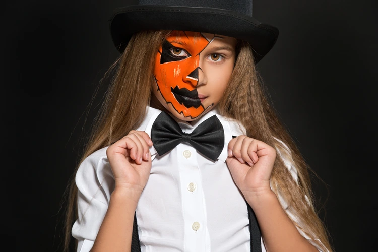 Anfängertaugliche Idee für Halloween-Make-up für Teenager