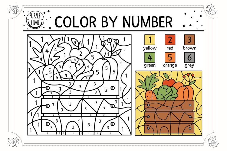 Ausmalbilder für Erntedankfest für Grundschule Kinder kostenlos