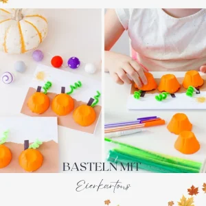 Basteln mit Eierkartons für den Herbst