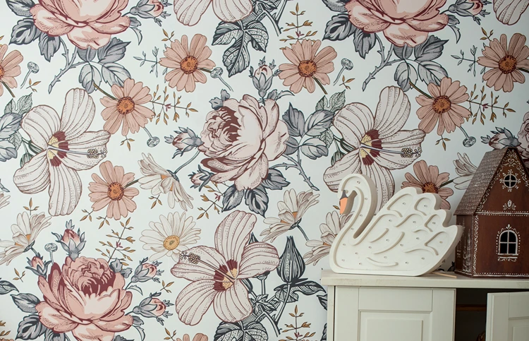 Die richtige Farbwahl für das Blumenmuster entscheidet über das Ambiente