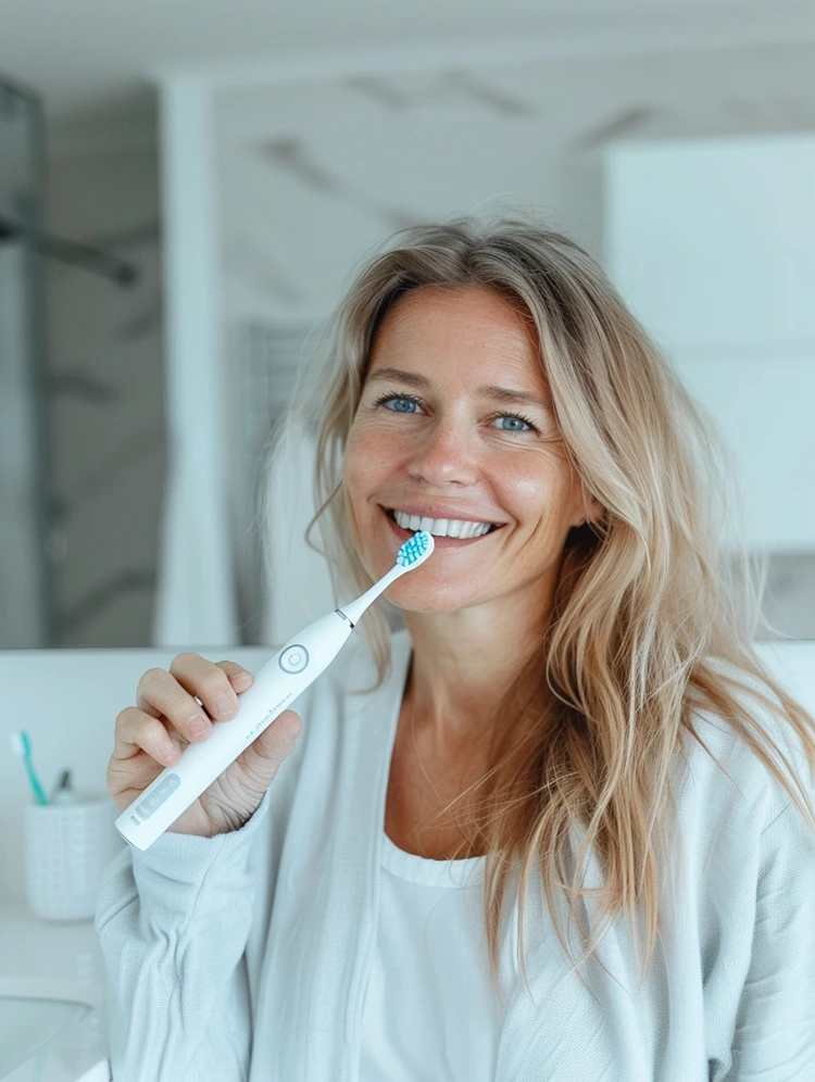 elektrische zahnbürste im einsatz – einfache pflege für gesunde zähne
