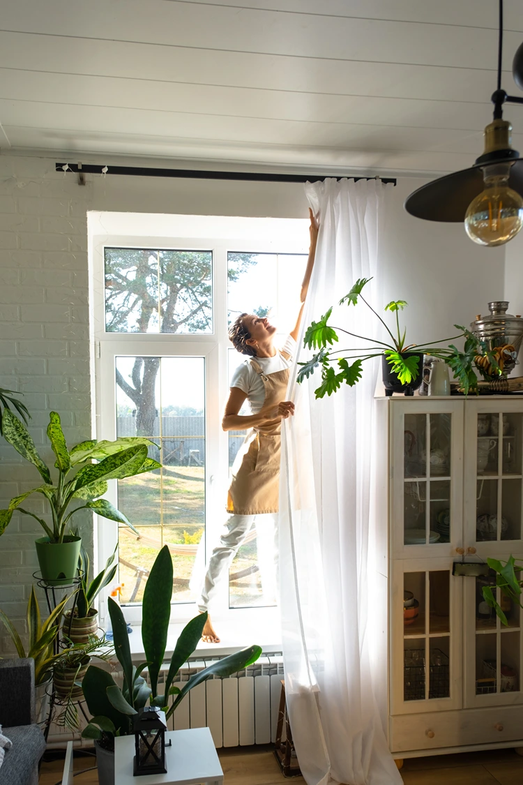 fenster putzen im herbst