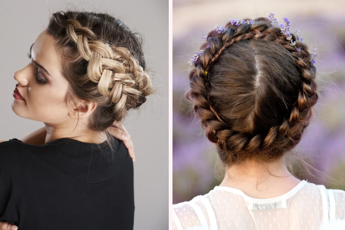 flechtfrisuren haarkranz im vergleich varianten im überblick