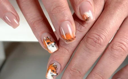 fuchs nägel herbst nageldesign 2025