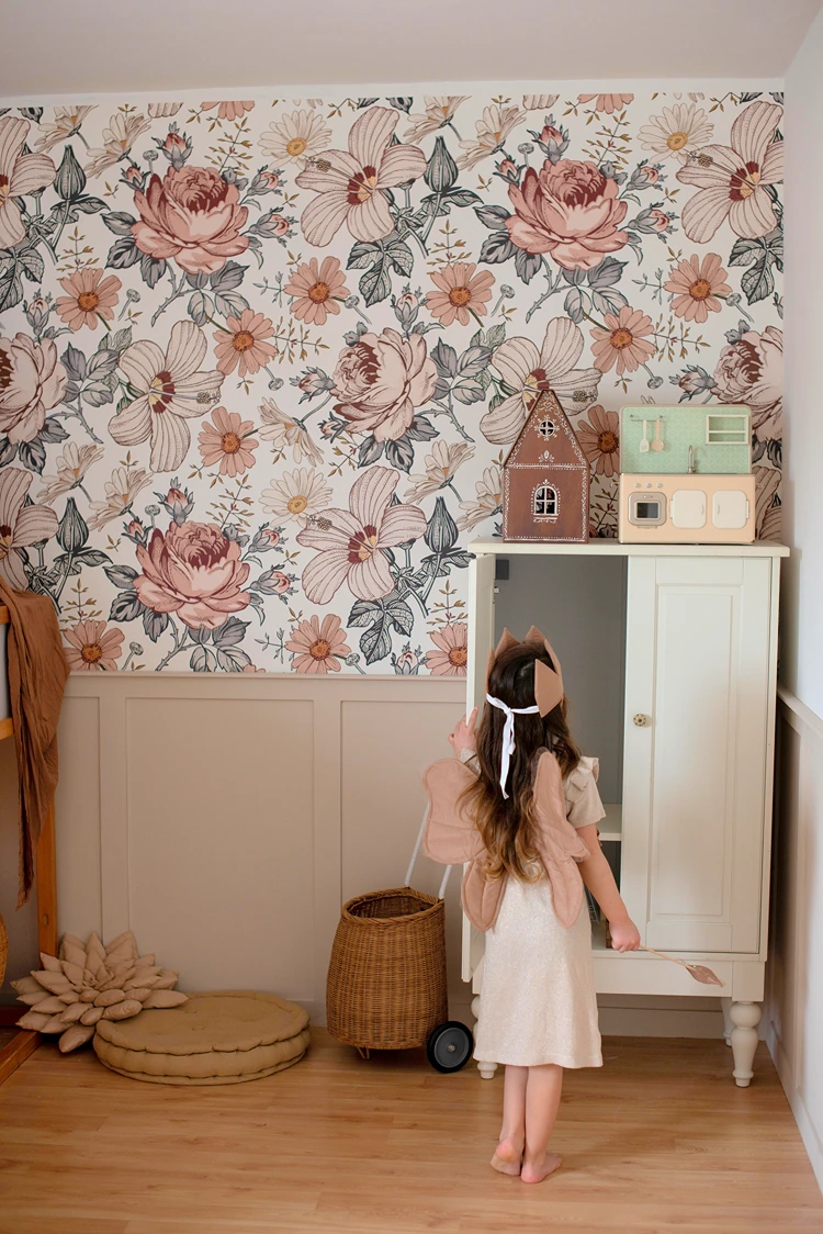 Große Blumenmotive haben einen besonderen Charakter