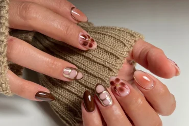 herbst auf den nägeln die schönsten nageldesigns in braun gold