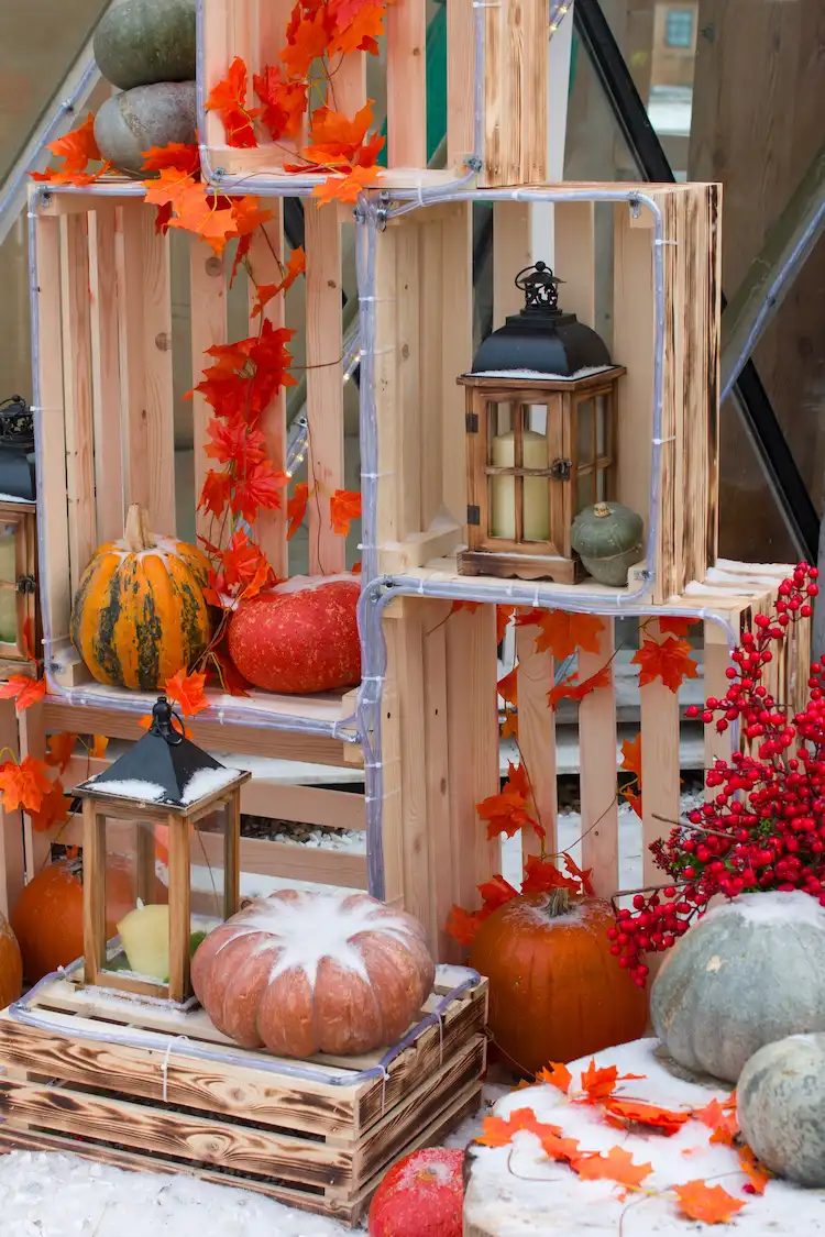 Herbstliche Dekoidee zum Nachbasteln 