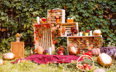 Herbstliche Kulisse für Familienfotos nachgestalten Ideen