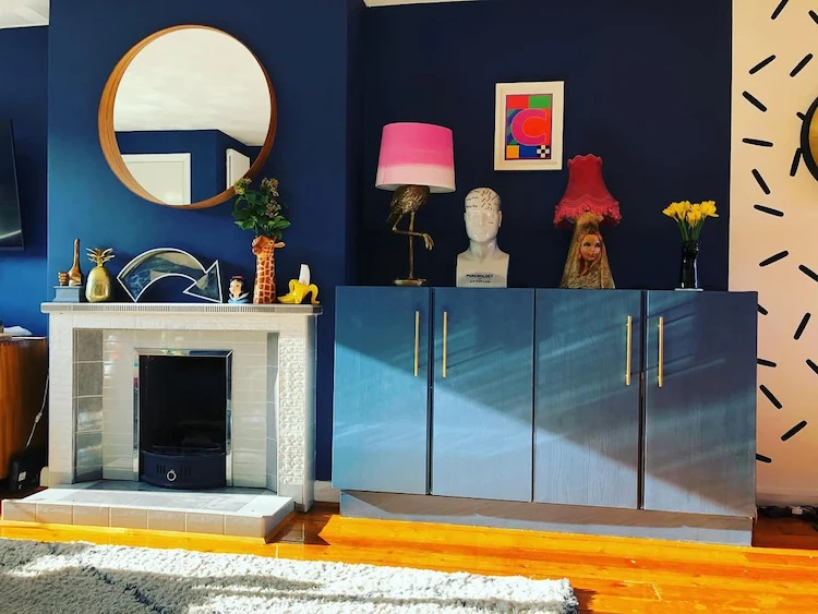 Ivar Schrank in Ombre Effekt streichen Ideen