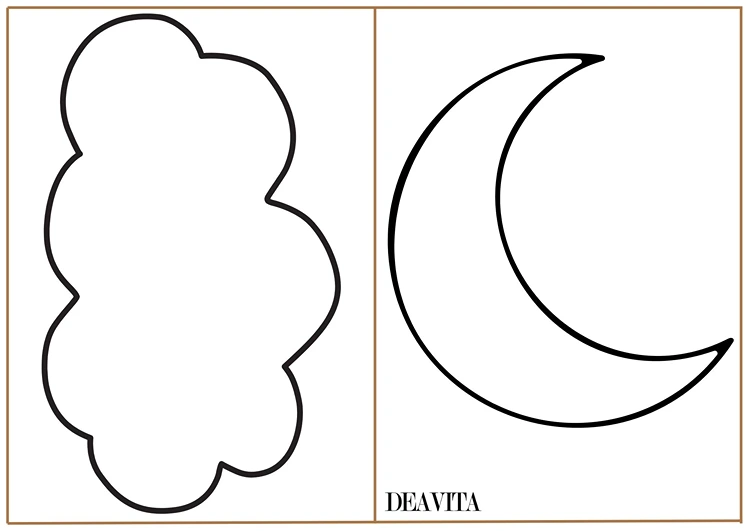 Kastanien legen auf schönen Vorlagen für Kinder