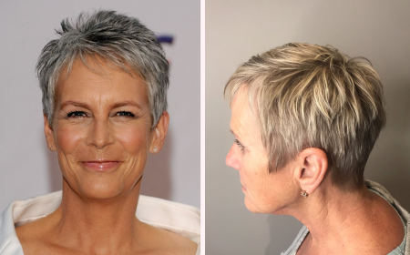 pixie cut wie jamie lee curtis
