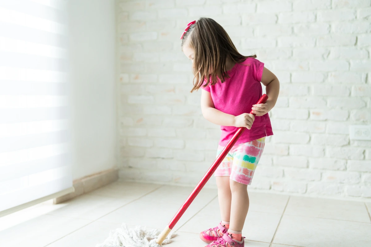 putzen mit kindern lustige spiele