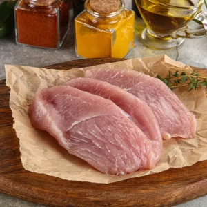 rohes putenbrustfilet steak zum kochen 1