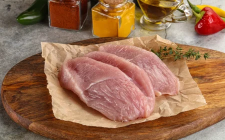 rohes putenbrustfilet steak zum kochen 1