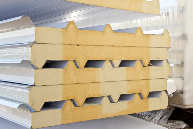 Sandwichpaneelen moderne Bauweise Trend