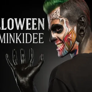 schminkidee für mann für halloween