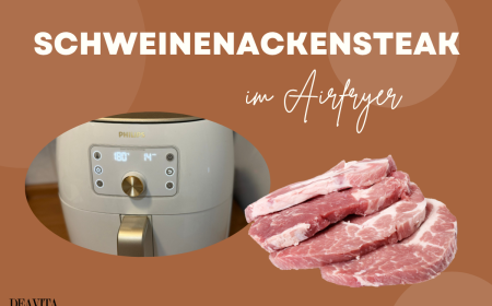 schweinenackensteak in der heißluftfritteuse