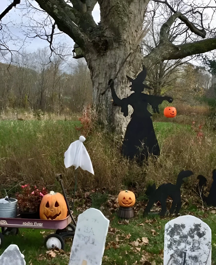 Silhouette einfach selbst herstellen für die Gartendeko