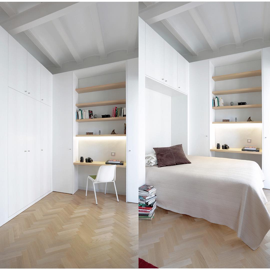 the guest bed in our salva project #architecture #interior #interiordesign #decor #barcelona #ka