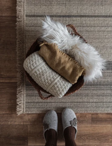 warme decken und wolltextilien reinigen