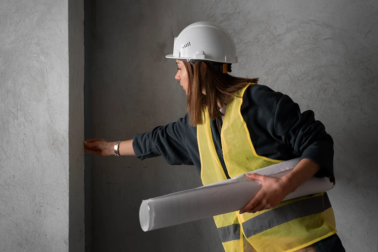 Wenn die Innenwände feucht sind, braucht man einen Experten