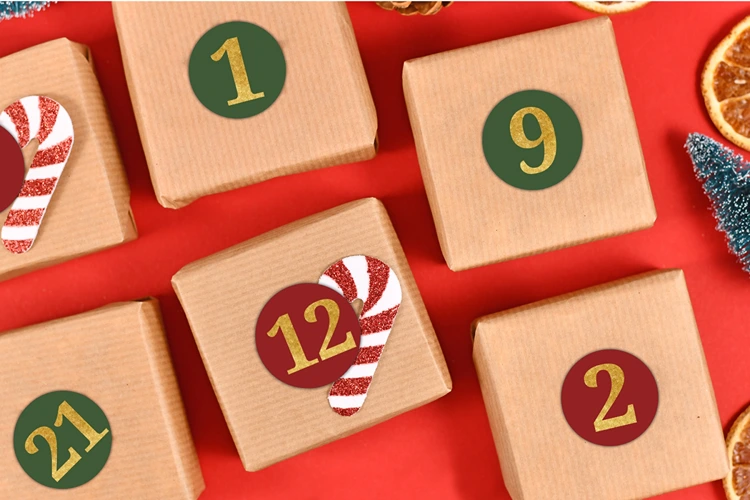 Adventskalender für Freundin, Freund, Schwester und Bruder selber machen aus Sprüchen