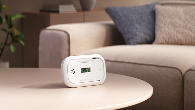 andyssey kohlenmonoxidmelder auf tisch