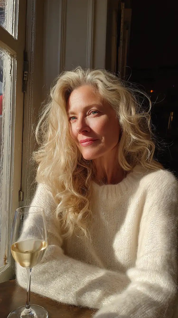 Blonde Haare ab 50 Champagne Blonde