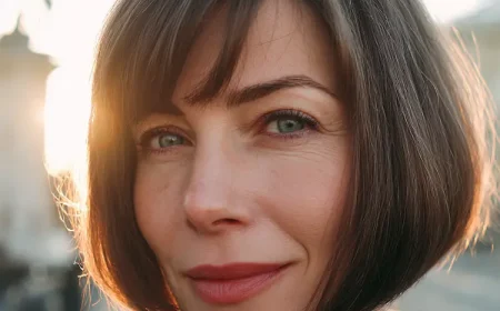 Blunt Bob richtig stylen im Alter