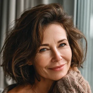 Brünette Haarfarben für Frauen ab 50 die jüng machen