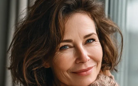 Brünette Haarfarben für Frauen ab 50 die jüng machen