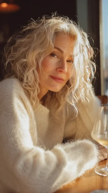 Champagne Blonde für Frauen ab 50 liegt im Trend