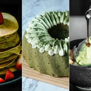 Einfache Rezepte mit Matcha für Gugelhupf, Pancakes, Latte und Eiscreme
