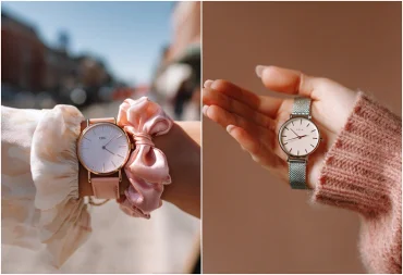 elegante damenuhren mit pink highlights