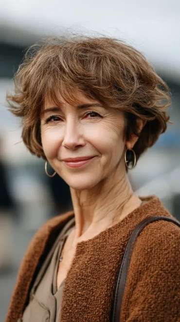 Haselnussbraun Haare färben ab 60