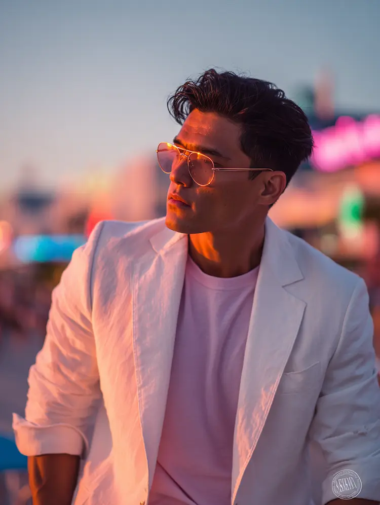 Kostüme von den 80ern inspiriert Filmen