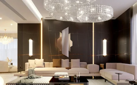 Kristall-Deckenleuchte für niedrige Decke als Alternative zum Kronleuchter