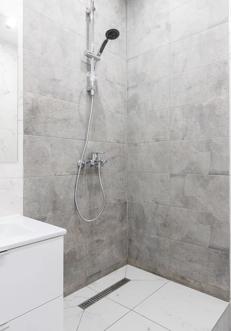 linearer duschablauf