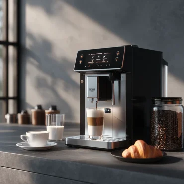 Moderne Kaffeeautomaten gibt es in den verschiedensten Varianten mit Display