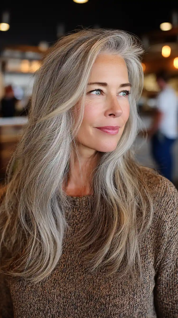 Mushroom blonde Haare liegen diesen Winter im Trend