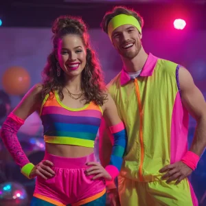 Party im 80er Jahre Stil feiern