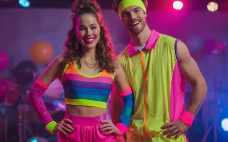 Party im 80er Jahre Stil feiern