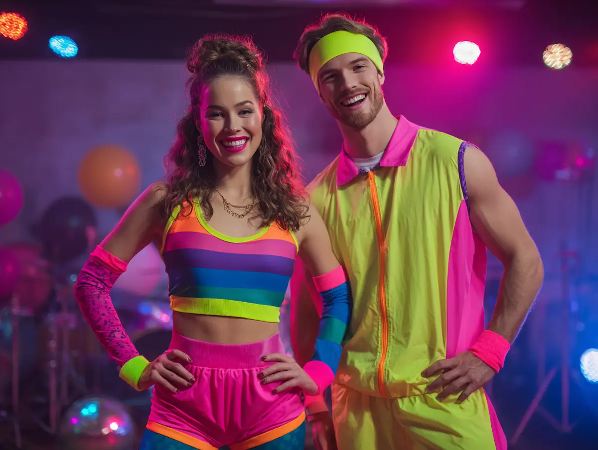 Party im 80er Jahre Stil feiern