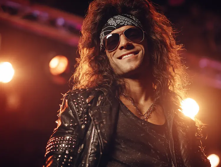 Rocker Outfit für 80er Party zusammenstellen