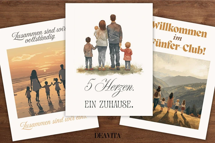 Vorlagen ausdrucken, einrahmen und verschenken