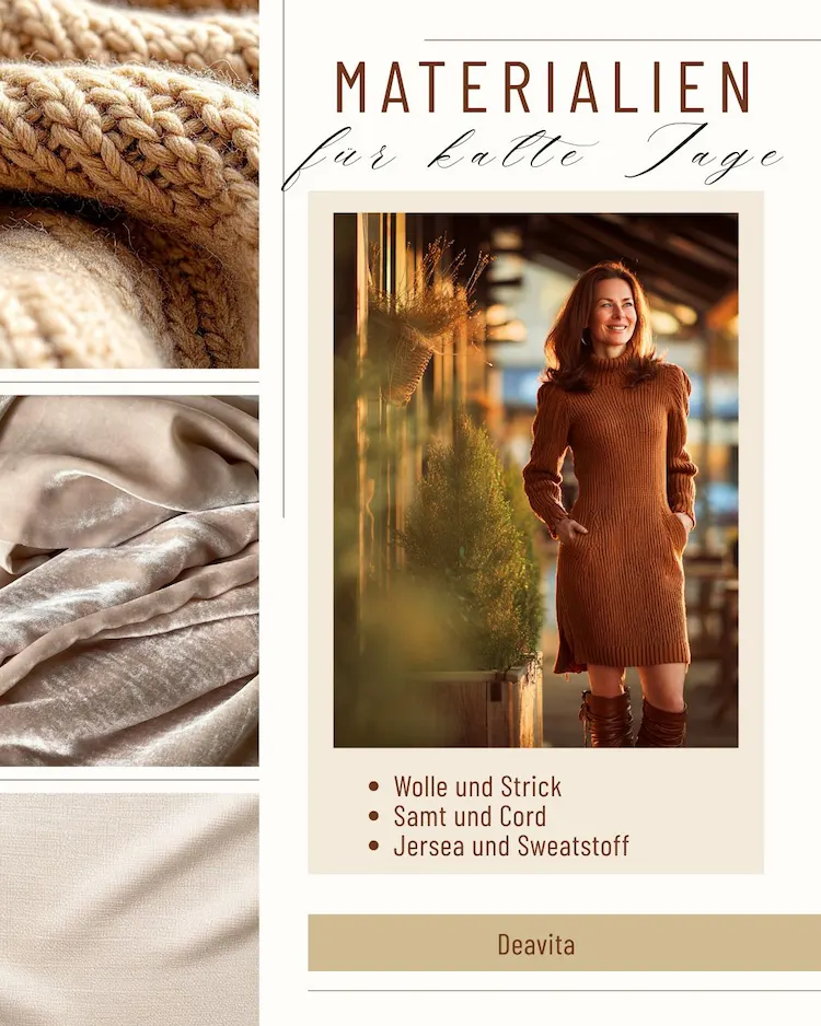 Warm durch den Winter Materialien für Winterkleider
