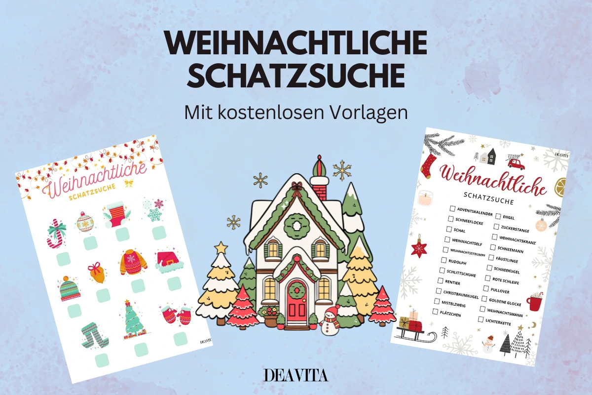 weihnachtliche schatzsuche kostenlose vorlagen