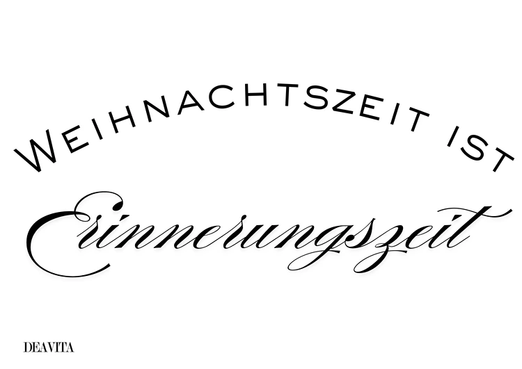 Weihnachtszeit ist Erinnerungszeit als Botschaft für die Fensterscheibe